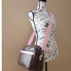 Neverfull Reporter Speedy Pm Brown Pink Cross Body Bag